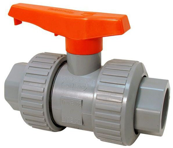 Nibco MB930U6 Chemtrol CPVC True Union Ball Valve 1/2 Inch U51TB-V