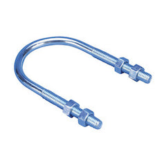 Nvent Caddy 150M0125EG Standard U-Bolt, 1-1/4 in Pipe, 3/8 in, Electro-Galvanized, Steel