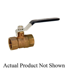 NIBCO NL96006 2-Piece Ball Valve 1/2 in Nominal FNPT End Style Brass Body Standard Port