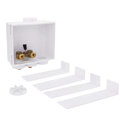 Oatey 38535 Quadtro Quarter-Turn Copper Connection Washing Machine Supply Box