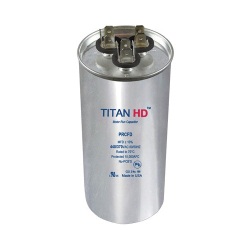 Packard PRCFD505A Titan HD Dual Section Motor Run Capacitor 50/5 uF 440/370 VAC