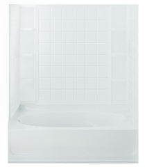 Sterling 71104100-0 Ensemble 60 x 37-1/2 x 54-1/4 in. Tub & Shower Wall in White