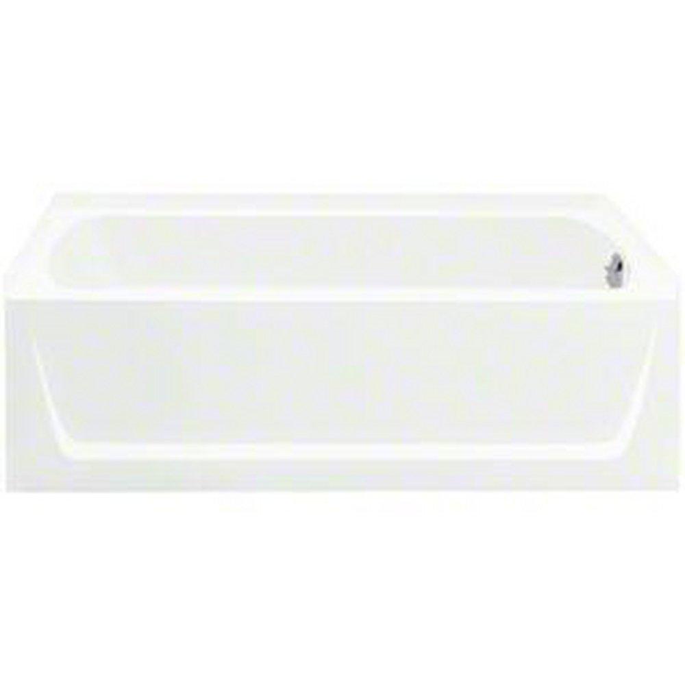 Sterling 71171120-0 Ensemble 60 in x 30 in Soaker Alcove Bathtub with Right Drain