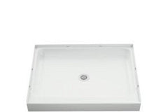 Sterling 72111100-0 Ensemble 42 in. x 34 in. Shower Base with Center Drain in White