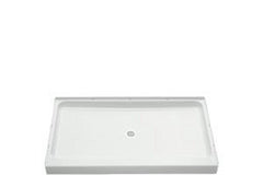 Sterling 72131100-0 Ensemble 60 in x 34 in Shower Base with Center Drain