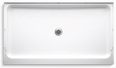 Sterling 72131100-0 Ensemble 60 in x 34 in Shower Base with Center Drain