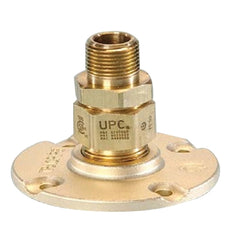 TracPipe FGP-BFF-750 AutoFlare CounterStrike Yellow Brass Flange Fitting 3/4 in MNPT