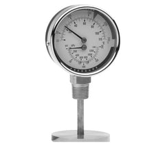 Trerice PTC14409 144 Tridicator Gauge 3 in Dial NPT Connection 50 to 250 deg F