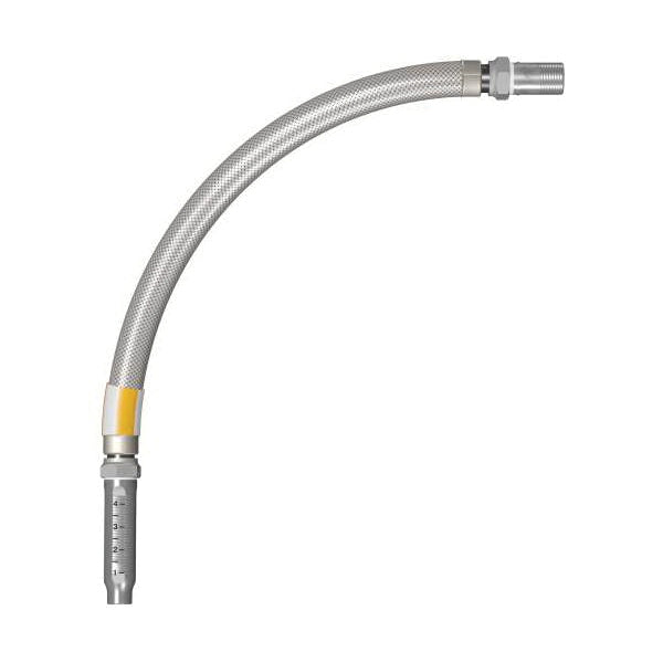 Victaulic A36TAQFBA2 VicFlex AH2 300 Stainless Steel Braided Flexible Drop Hose with 5.75 in Reducer 3/4 in NPT 36 in L