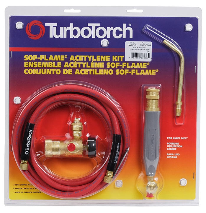 TurboTorch 0386-0090 SOF-FLAME KIT FOR B TANK ACETYLENE