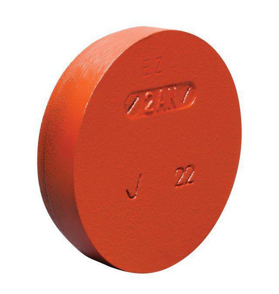 Victaulic F014006P00 FireLock™ Style 006 1-1/2 in Grooved 365 psi Painted Ductile Iron Cap