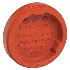 Victaulic F014006P00 FireLock™ Style 006 1-1/2 in Grooved 365 psi Painted Ductile Iron Cap