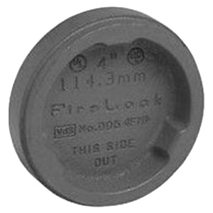 Victaulic F040006G00 FireLock 006 Hot Dipped Galvanized Ductile Iron Cap 4 in