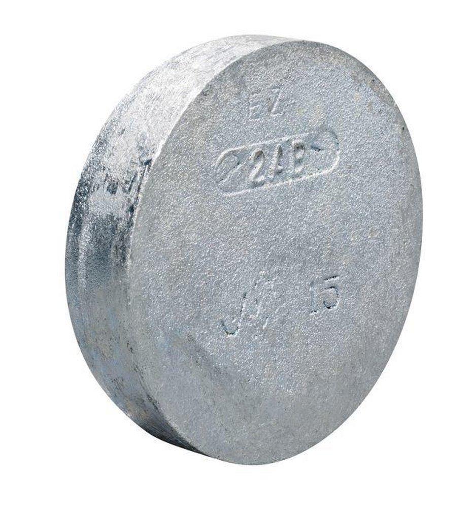 Victaulic F014006G00 FireLock Style 006 1-1/2 in Grooved 365 psi Hot Dipped Galvanized Ductile Iron Cap