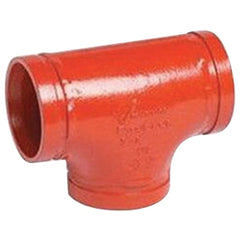 Victaulic F030002P00 FireLock 002 Orange Enamel Ductile Iron Tee 3 in