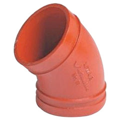 Victaulic F014011P00 Style 11 1-1/2 in. Grooved Painted 45 Degree Elbow