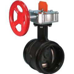 Victaulic V020705100 FireLock Style 705 2 in Ductile Iron Grooved EPDM Seat Hand Wheel Butterfly Valve