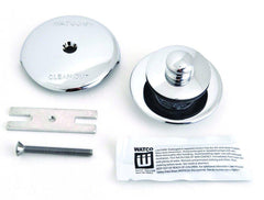 Watco 48400-CP NuFit Lift and Turn Trim Kit with 2-Hole Face Plate and Screws Polished Chrome