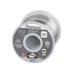 Worthington 331756 Premium Silver Lead-Free Solder Wire 1 lb Spool