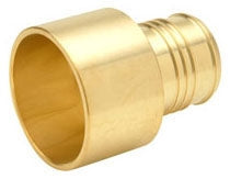 Zurn QQ812GX XL Brass Sweat Adapter - 1-1/4 Female Sweat x 1-1/4 Barb