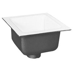 Zurn FD2375-PO4 Cast Iron Square Floor Sink 4 in Replacement MPN