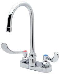 Zurn Z812B4-XL AquaSpec Two Handle Centerset Bathroom Sink Faucet in Polished Chrome