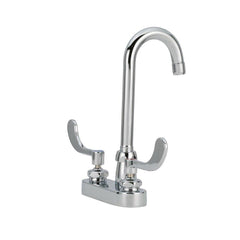 Zurn Z812A4-XL AquaSpec Two Handle Centerset Bathroom Sink Faucet in Polished Chrome