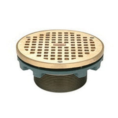 Zurn ZN400-5BZ Type BZ Light Duty Adjustable Leveling Strainer Top 5-3/16 in Dia Round Pattern 8 sq-in Open Area 3-1/2-8 NPSM