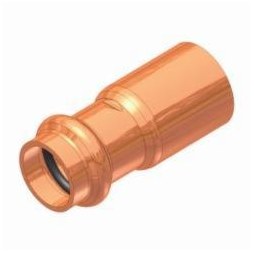 Apollo 10075165 Fitting Reducer 818 Large Diameter 2-1/2 x 2 Inch Copper