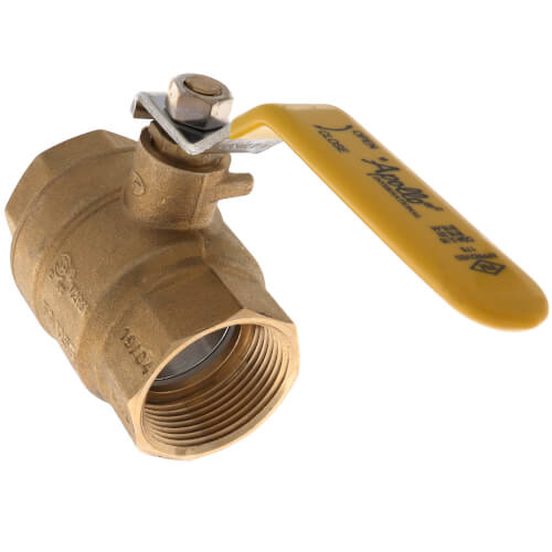 Apollo Valves 94A10601 94A Series 1-1/4 in. Forged Brass Full Port NPT 600# Ball Valve