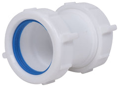 Dearborn P9793D Connector Slip Dbl 1-1/2 in PVC White