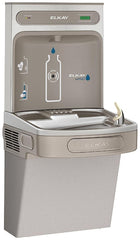 Elkay LZS8WSLK ezH2O Bottle Filling Station with Single ADA Cooler Filtered Refrigerated Light Gray