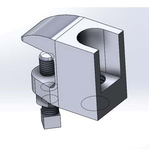 Empire 62SS0038 Small Mouth Beam Clamp T-304 Stainless Steel Import 3/8