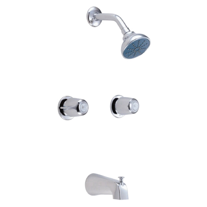 Gerber 48-720 Classics Brass 2-Handle Tub and Shower Fitting Chrome 8 in Centers Replacement MPN