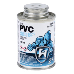 Hercules 60003 PVC Cement Clear Medium Body Medium Set 4 Ounce