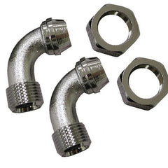 Jones Stephens B49010 Bathcock Coupling Elbow Chrome-Plated 1 Pair