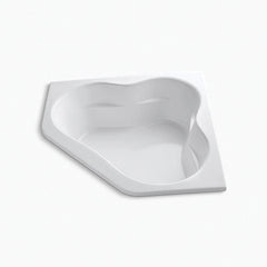 KOHLER 1161-0 Tercet® 60 x 60 in. Soaker Drop-In Bathtub Center Drain in White