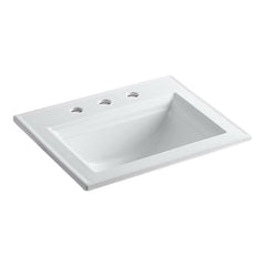 Kohler K-2337-8-0 Memoirs Stately Vitreous China Widespread Drop-In Bathroom Sink