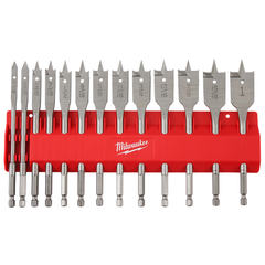 Milwaukee 48-27-1520 13 Piece High Carbon Steel Spade Drill Bit Set