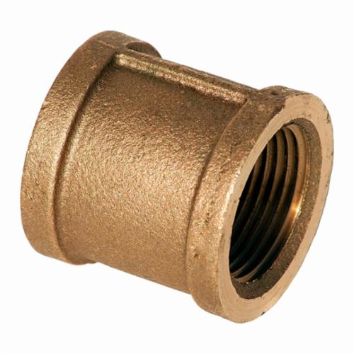 Merit Brass XNL111-24 Straight Pipe Coupling 1-1/2 in FNPT 125 lb