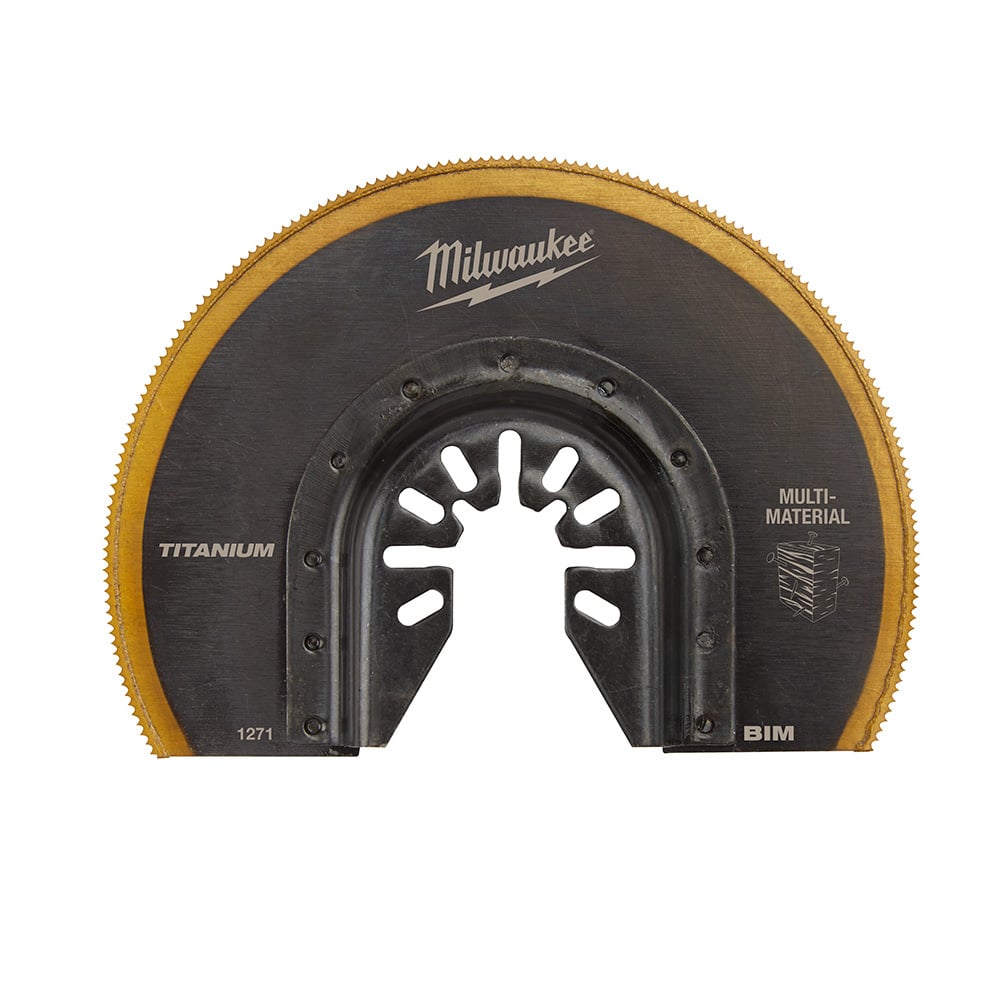 Milwaukee 49-25-1271 Universal Fit OPEN-LOK 3-1/2 Titanium Enhanced Bi-Metal Segmented Blade 1PK