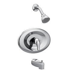 Moen TL2369EP Chateau One Handle Single Function Bathtub & Shower Faucet in Chrome (Trim Only)