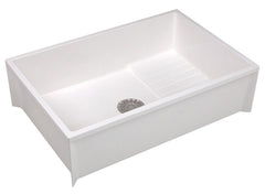 Mustee 65M Mop Service Basin 24 x 36 x 10 Marbleized White