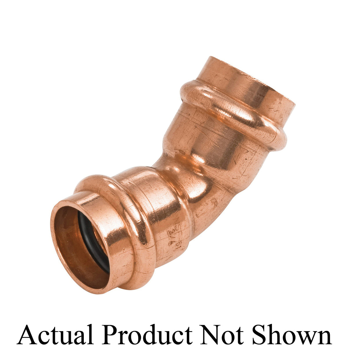 NIBCO 9043400PC Elbow 2-1/2 in Nominal Press End Style Copper