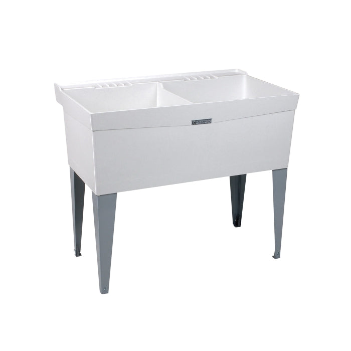 Mustee 26F Utilatub Fiberglass Floor Mount Laundry Tub 38 gal