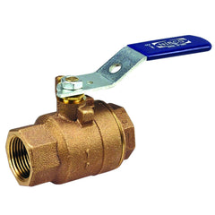 NIBCO NL9500A T-585-70 2-Piece Ball Valve 1 in Nominal FNPT End Style Cast Red Bronze Body Full Port PTFE Softgoods