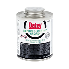 Oatey 31019 16 oz. Fast Set PVC Clear Pipe Cement