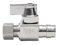 Sioux Chief 129-G2W1C 1/2 x 3/8 in. F1960 x Compression Straight Supply Stop Valve