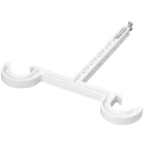 Sioux Chief 553-33W HangsTuff Jr 553 White ABS Double J-Hanger 3/4 in CTS