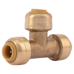 SharkBite U358LF 1/4 in. Push Brass Tee